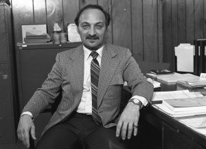 Steve Gagliardo seated at a desk.