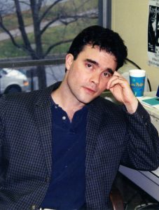 David Skeele sitting at a desk.